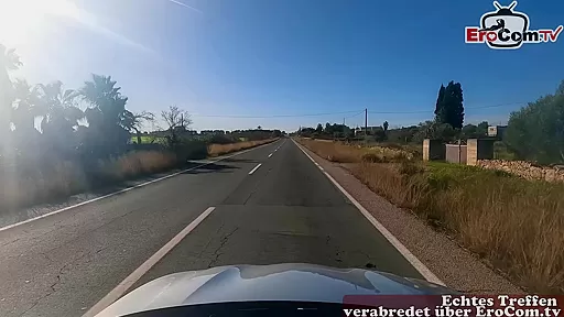 German Transexuel Amateur girl Gianina TS meet Stranger guy for bareback Sex