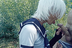 Monster Cock And His Femboy In Public